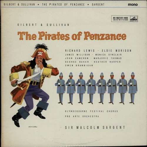 Gilbert & Sullivan The Pirates Of Penzance 2-LP vinyl record set (Double LP Album) UK G+S2LTH628134