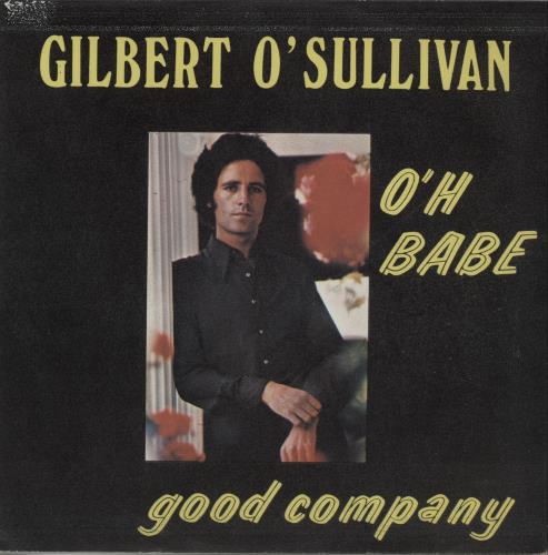 Gilbert O'Sullivan Ooh Baby 7" vinyl single (7 inch record / 45) Belgian GOS07OO656732