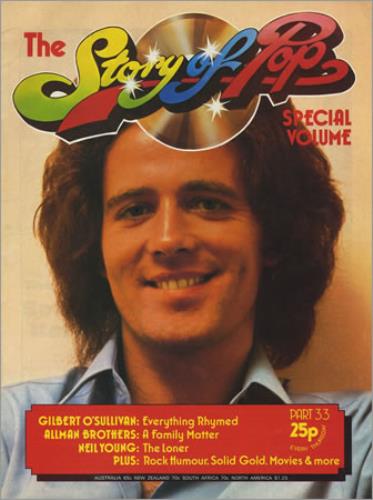 Gilbert O'Sullivan The Story Of Pop magazine UK GOSMATH401506