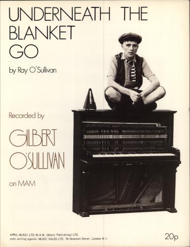 Gilbert O'Sullivan Underneath The Blanket Go sheet music UK GOSSMUN780942