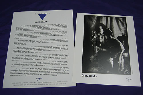 Gilby Clarke Pawn Shop Guitars - 1 Photo media press pack US GBCPPPA49629
