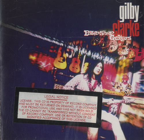 Gilby Clarke Pawnshop Guitars CD album (CDLP) US GBCCDPA489457