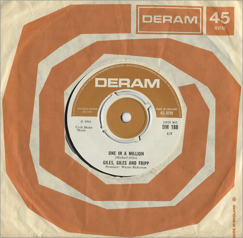 Giles, Giles & Fripp One In A Million 7" vinyl single (7 inch record / 45) UK GGF07ON444330