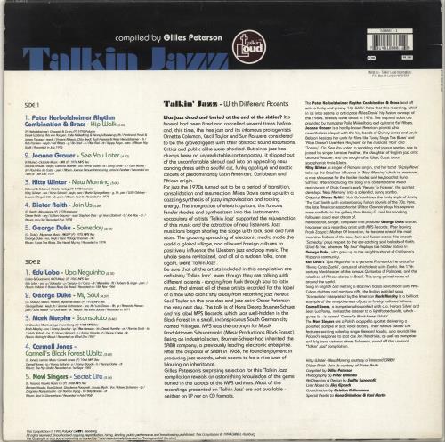 Gilles Peterson Talkin' Jazz (Themes From The Black Forest) vinyl LP album (LP record) UK GPELPTA698177