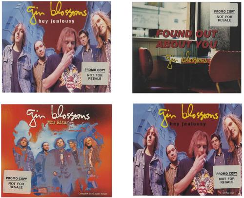 Gin Blossoms Collection Of 5 x CD Singles CD single (CD5 / 5") UK GNBC5CO436455