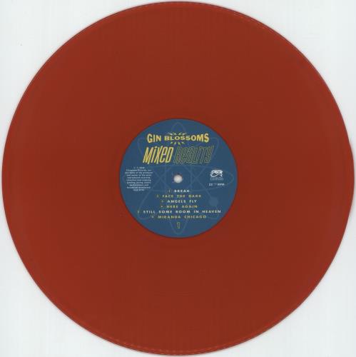 Gin Blossoms Mixed Reality - Red Vinyl vinyl LP album (LP record) US GNBLPMI880041