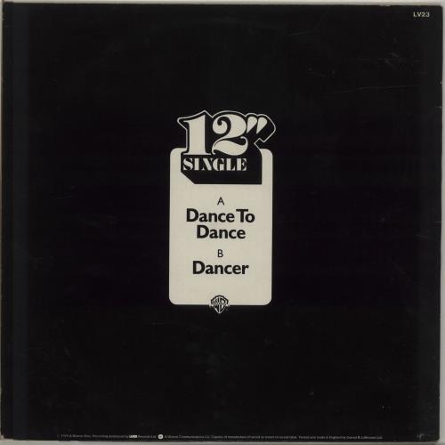Gino Soccio Dance To Dance 12" vinyl single (12 inch record / Maxi-single) UK GIQ12DA688652