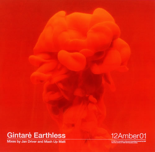Gintare Earthless - Clear Vinyl 12" vinyl single (12 inch record / Maxi-single) UK GTE12EA444685