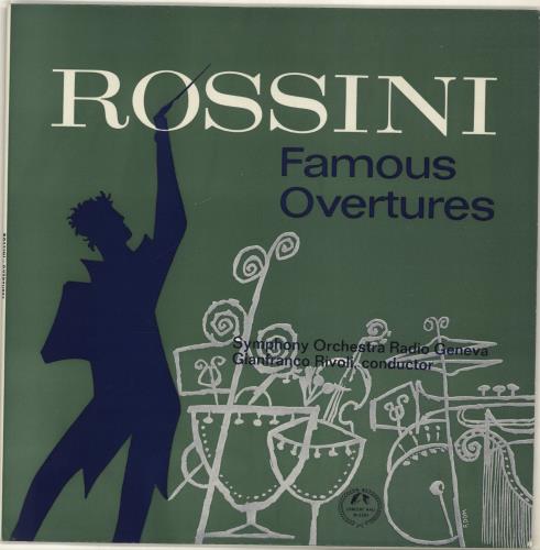 Gioacchino Rossini Famous Overtures vinyl LP album (LP record) UK RNQLPFA702077