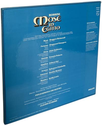 Gioacchino Rossini Rossini: Mos In Egitto Vinyl Box Set Dutch RNQVXRO857737