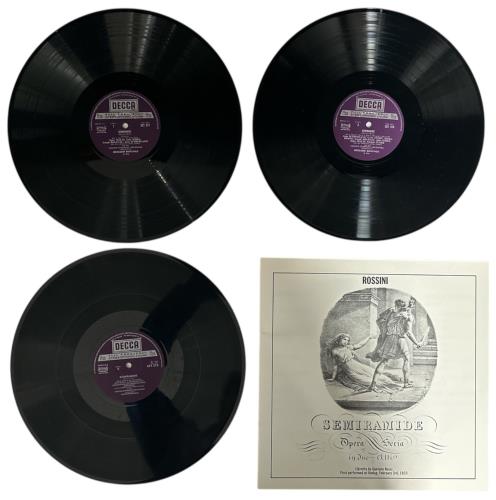 Gioacchino Rossini Semiramide Vinyl Box Set UK RNQVXSE879654