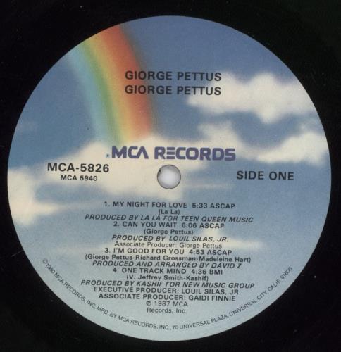 Giorge Pettus Giorge Pettus 12" vinyl single (12 inch record / Maxi-single) US -ZV12GI890962