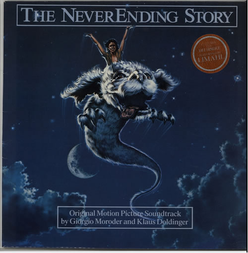 Giorgio Moroder The Never Ending Story - stickered p/s vinyl LP album (LP record) UK GIOLPTH637622