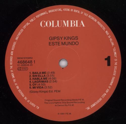 Gipsy Kings Este Mundo vinyl LP album (LP record) Dutch GIPLPES685357