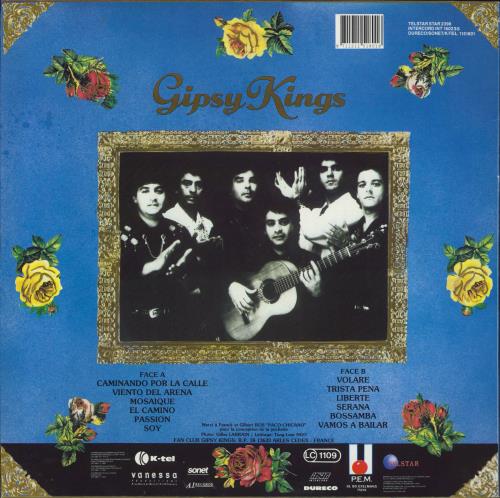 Gipsy Kings Mosaique - Brit Award sticker vinyl LP album (LP record) UK GIPLPMO823757