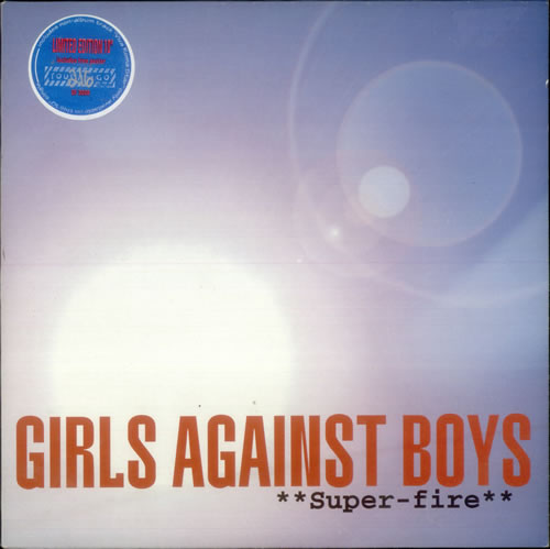 Girls Against Boys Super-fire 10" vinyl single (10 inch record) UK GBY10SU117915