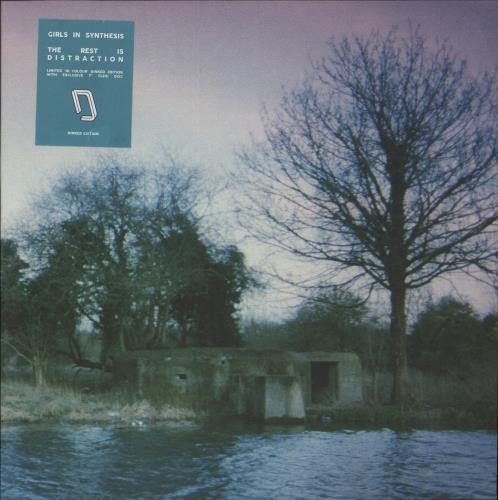Girls In Synthesis The Rest Is Distraction - Turquoise Vinyl + Clear 7" Flexi + Hype Sticker vinyl LP album (LP record) UK 9Q9LPTH871341