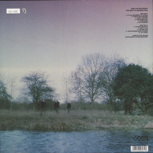 Girls In Synthesis The Rest Is Distraction - Turquoise Vinyl + Clear 7" Flexi + Hype Sticker vinyl LP album (LP record) UK 9Q9LPTH871341