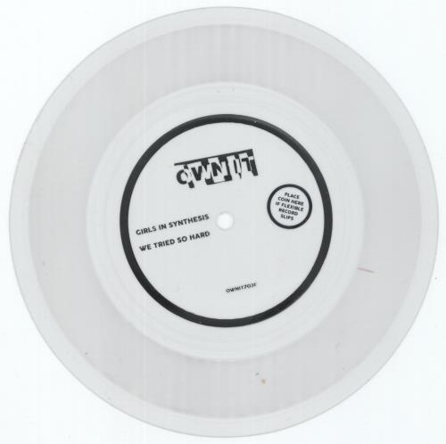 Girls In Synthesis The Rest Is Distraction - Turquoise Vinyl + Clear 7" Flexi + Hype Sticker vinyl LP album (LP record) UK 9Q9LPTH871341