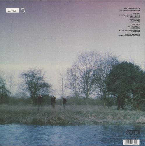 Girls In Synthesis The Rest Is Distraction - Turquoise Vinyl + Clear 7" Flexi vinyl LP album (LP record) UK 9Q9LPTH877953