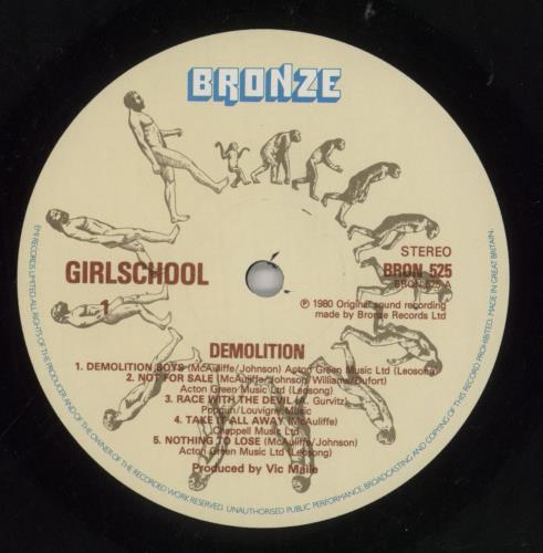 Girlschool Demolition - EX vinyl LP album (LP record) UK GSCLPDE436850