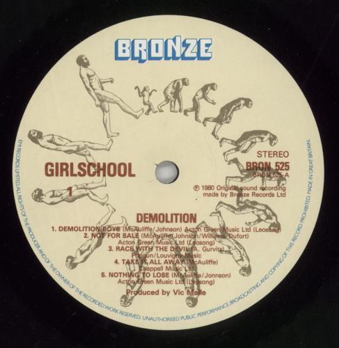 Girlschool Demolition vinyl LP album (LP record) UK GSCLPDE238429