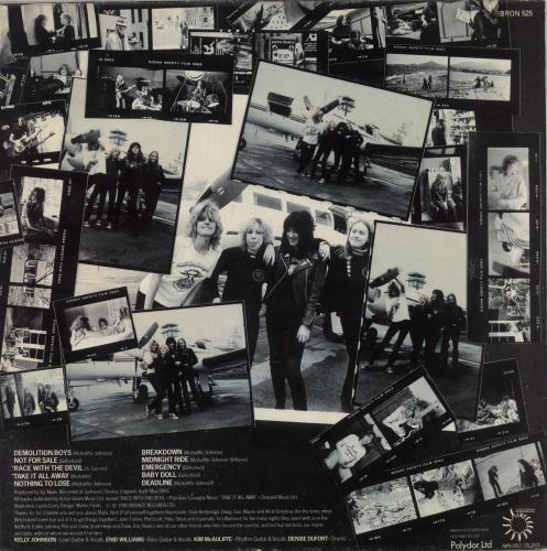 Girlschool Demolition vinyl LP album (LP record) UK GSCLPDE573098