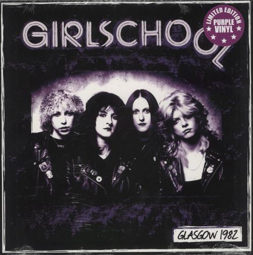 Girlschool Glasgow 1982 vinyl LP album (LP record) US GSCLPGL865958