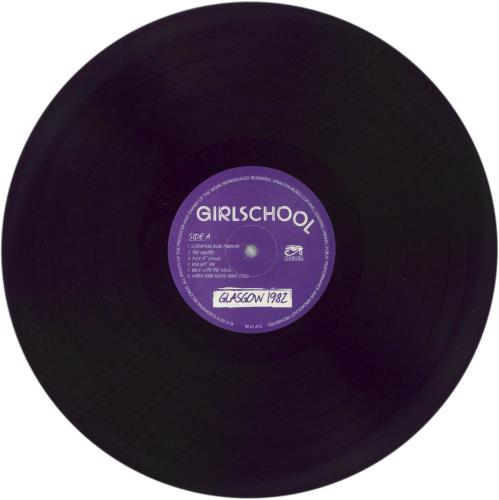 Girlschool Glasgow 1982 vinyl LP album (LP record) US GSCLPGL865958