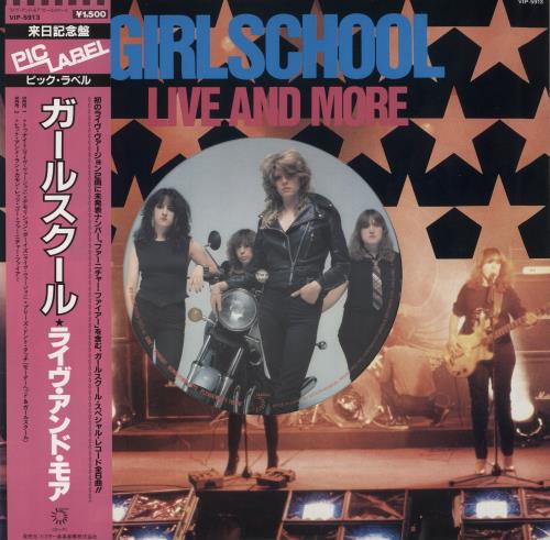 Girlschool Live And More vinyl LP album (LP record) Japanese GSCLPLI186162