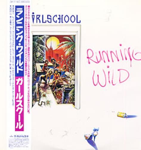 Girlschool Running Wild vinyl LP album (LP record) Japanese GSCLPRU214901