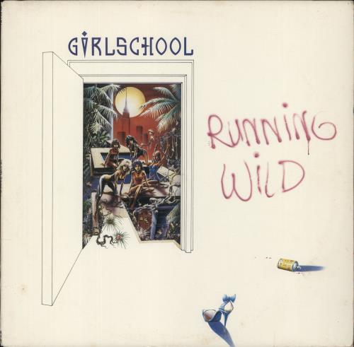 Girlschool Running Wild vinyl LP album (LP record) US GSCLPRU865359