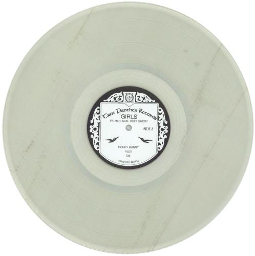 Girls Father, Son, Holy Ghost - Milky Clear and Black Ice Vinyl 2-LP vinyl record set (Double LP Album) US H8W2LFA865092