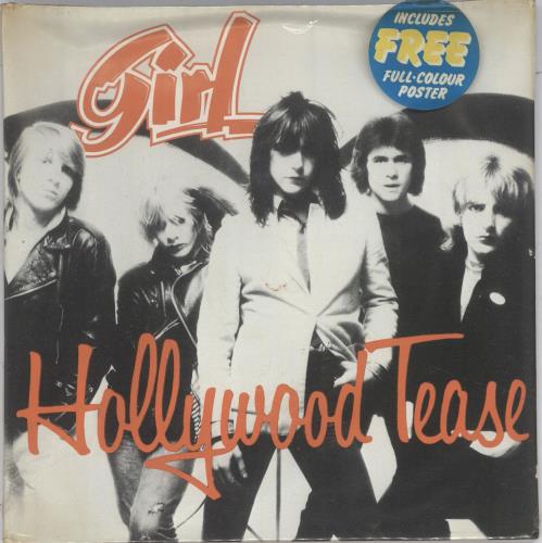 Girl Hollywood Tease - Poster Sleeve + Sealed 7" vinyl single (7 inch record / 45) UK GIR07HO703319