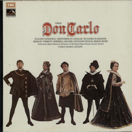 Giuseppe Verdi Don Carlos Vinyl Box Set UK VBOVXDO647556