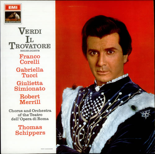 Giuseppe Verdi Il Trovatore - Highlights vinyl LP album (LP record) UK VBOLPIL534892