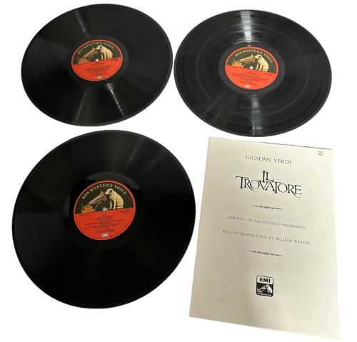 Giuseppe Verdi Il Trovatore Vinyl Box Set UK VBOVXIL820441