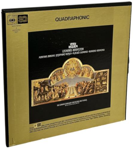 Giuseppe Verdi Requiem - Quadraphonic 2-LP vinyl record set (Double LP Album) US VBO2LRE869432