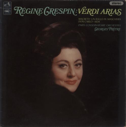 Giuseppe Verdi Verdi Arias vinyl LP album (LP record) UK VBOLPVE892609