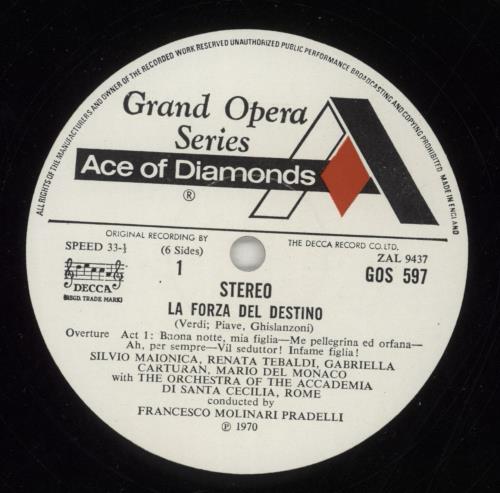 Giuseppe Verdi Verdi: La Forza Del Destino Vinyl Box Set UK VBOVXVE868122