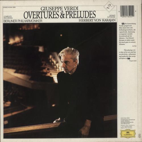 Giuseppe Verdi Verdi: Ouvertures et Prludes - Intgrale 2-LP vinyl record set (Double LP Album) German VBO2LVE875001