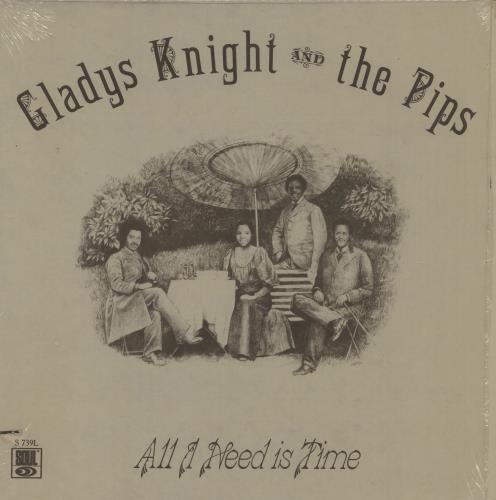 Gladys Knight & The Pips All I Need Is Time - shrink vinyl LP album (LP record) US GLDLPAL758447