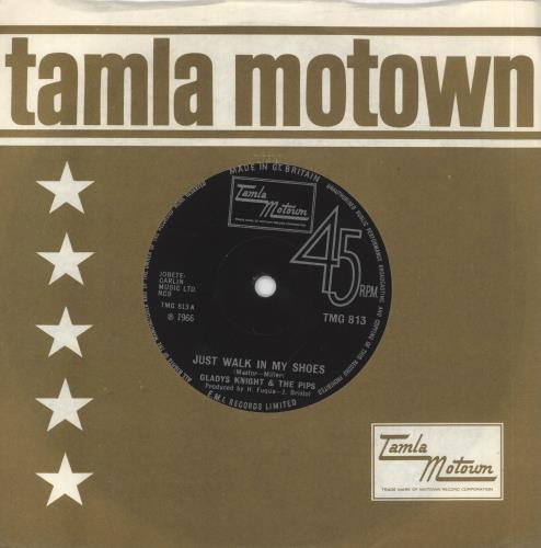 Gladys Knight & The Pips Just Walk In My Shoes 7" vinyl single (7 inch record / 45) UK GLD07JU720827