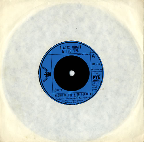 Gladys Knight & The Pips Midnight Train To Georgia - Injection 7" vinyl single (7 inch record / 45) UK GLD07MI589716