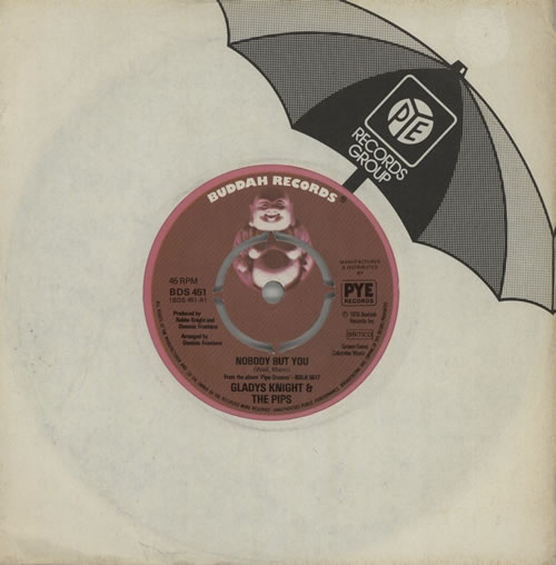 Gladys Knight & The Pips Nobody But You 7" vinyl single (7 inch record / 45) UK GLD07NO574476