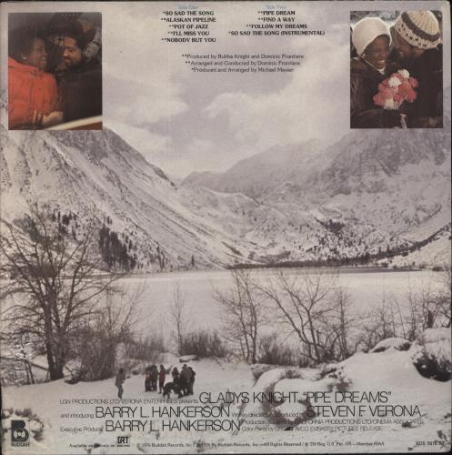 Gladys Knight & The Pips Pipe Dreams - Shrink vinyl LP album (LP record) US GLDLPPI863148