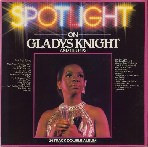 Gladys Knight & The Pips Spotlight On Gladys Knight And The Pips 2-LP vinyl record set (Double LP Album) UK GLD2LSP770979