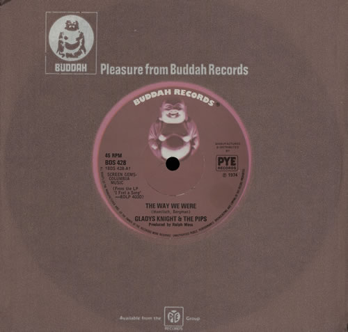 Gladys Knight & The Pips The Way Were Were - Solid 7" vinyl single (7 inch record / 45) UK GLD07TH569822