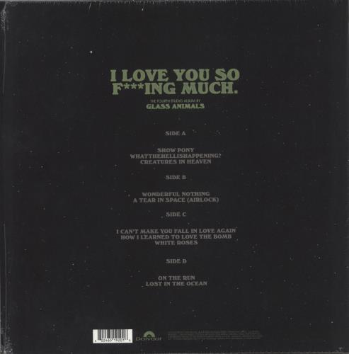 Glass Animals I Love You So F***ing Much - Deep Cut Remastered Pressing 2-LP vinyl record set (Double LP Album) UK G8E2LIL876543