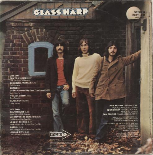 Glass Harp Glass Harp - 1st vinyl LP album (LP record) UK GHPLPGL694289